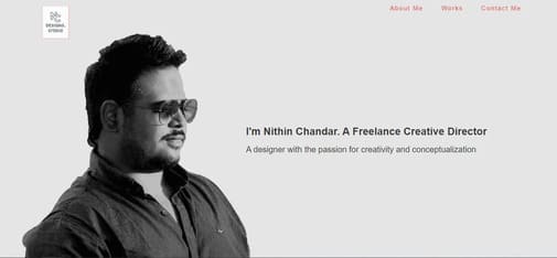 NC Designs webpage screenshot